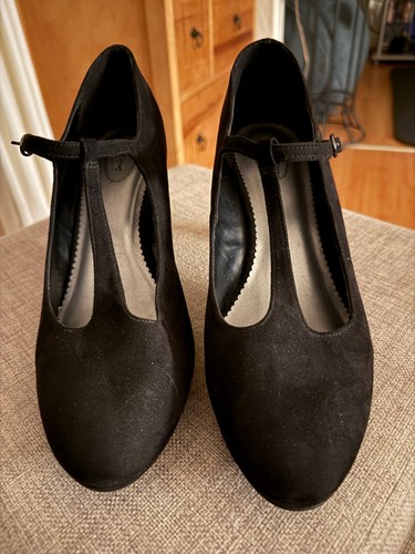 Schwarze spangenpumps - schwarze,