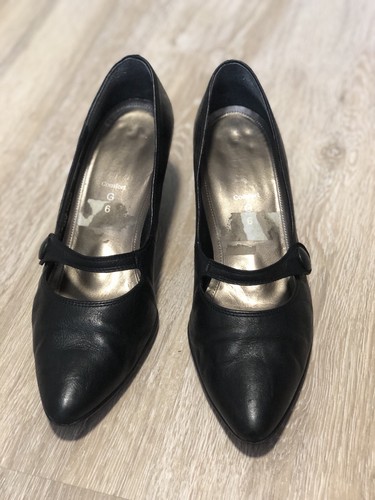 Echt leder pumps - leder, comfort